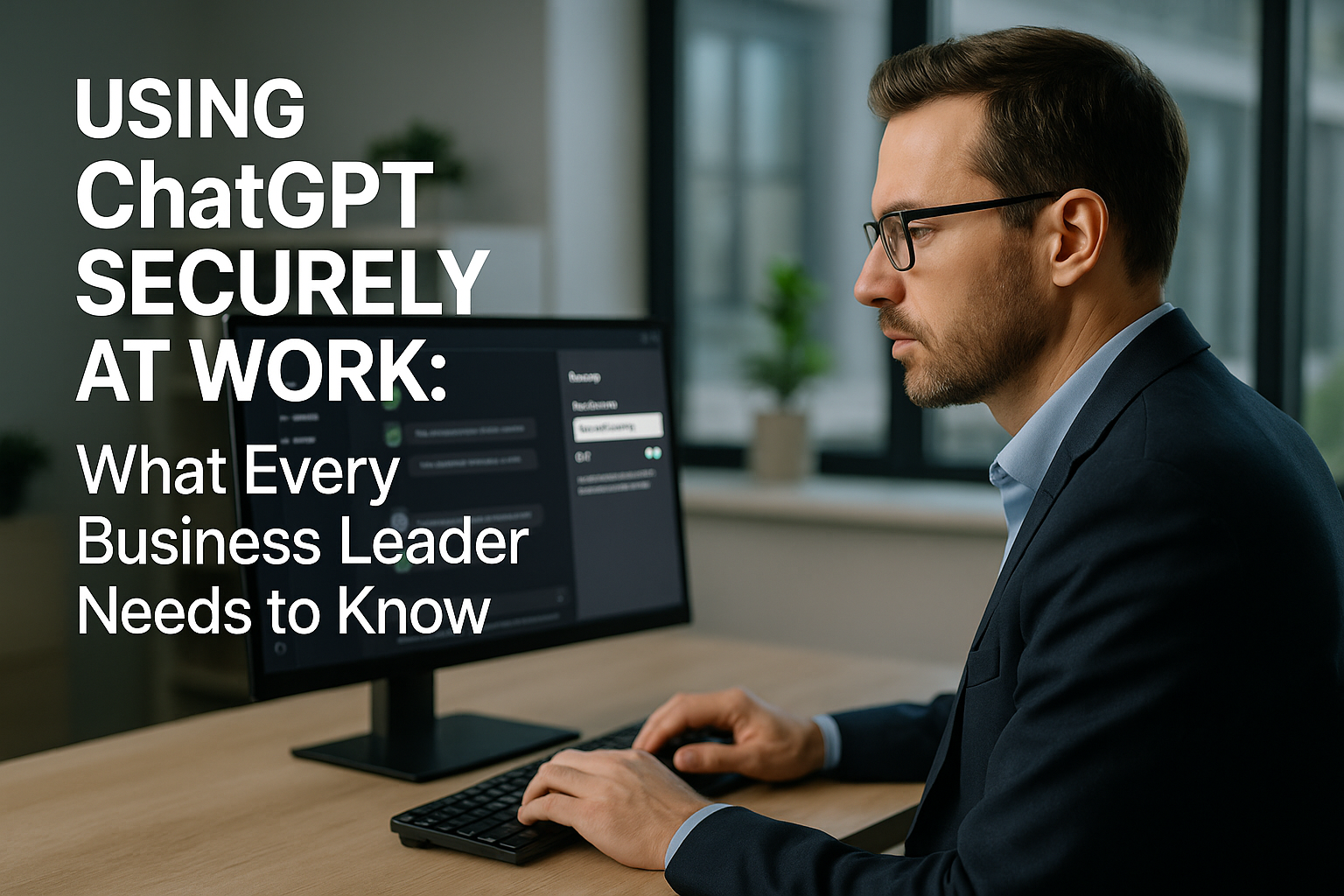 Chat GPT - using securely at work Using ChatGPT Securely at Work