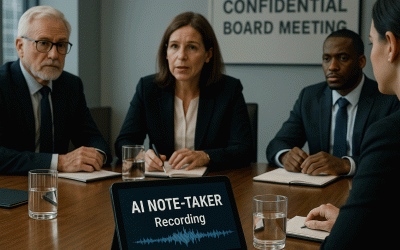AI Note-Takers in Online Meetings: Helpful Tool or Hidden Data Risk?