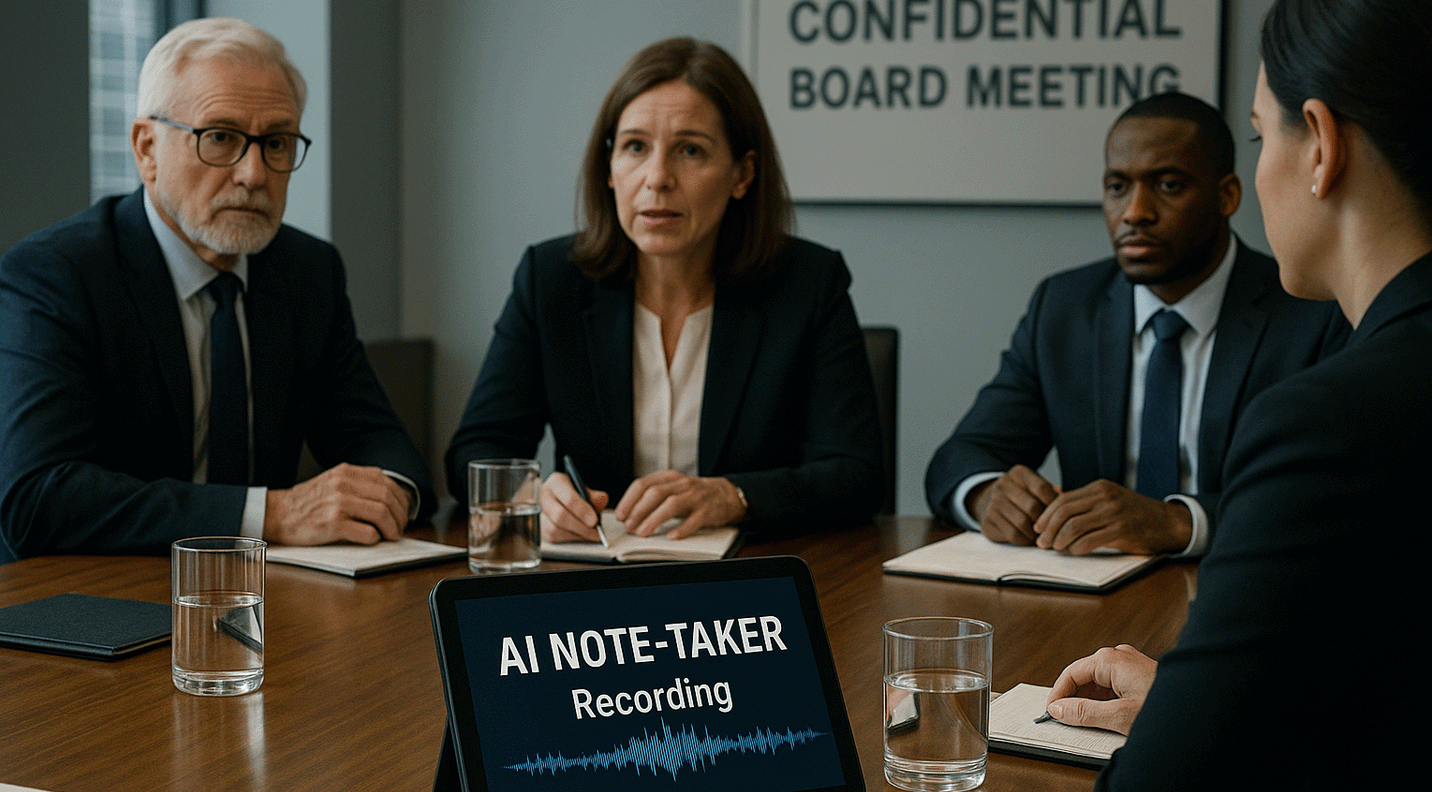 AI Note-Takers in Online Meetings: Helpful Tool or Hidden Data Risk?